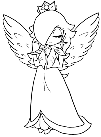 Baby Rosalina Coloring Page